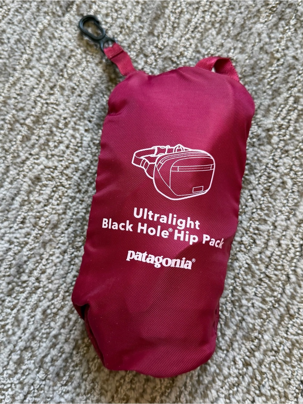 Patagonia Ultralight Black Hole Hip Pack fanny pack multi-color maroon teal - Picture 3 of 6